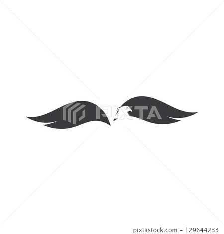 Falcon Eagle Logo Template vector illustration design Falcon Eagle Logo Template vector illustration design 129644233