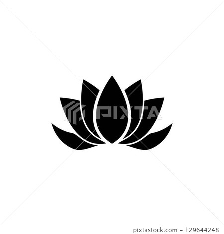 Beauty Vector lotus icon Beauty Vector lotus icon 129644248