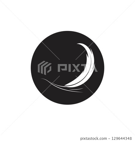 Feather logo vector template 129644348
