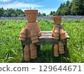 flowerpot person 129644671