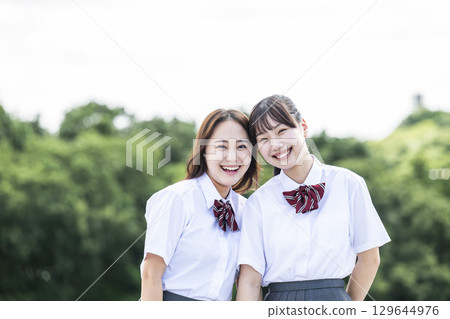 高中女生肖像 高中女生肖像 129644976