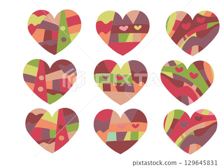 Colorful Heart Colorful Heart 129645831
