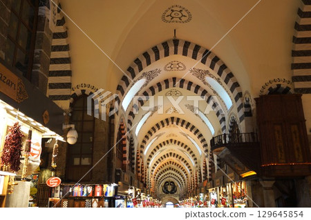 Egyptian Bazaar in Istanbul, Turkey 129645854