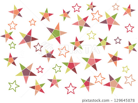 美麗的水彩星光背景 129645878