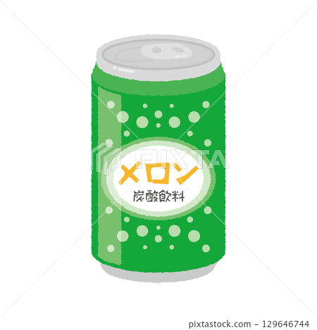 罐裝飲料_哈密瓜汽水 罐裝飲料_哈密瓜汽水 129646744
