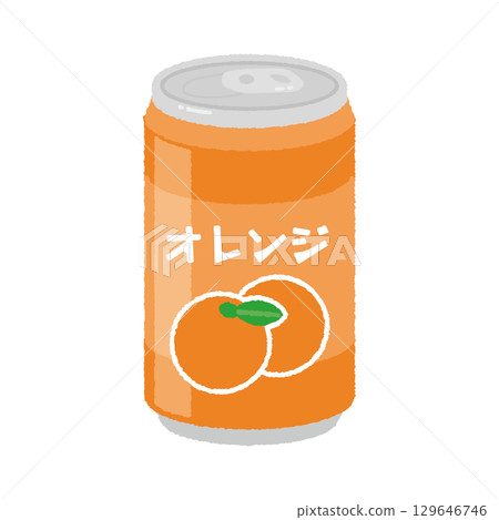 罐裝飲料_柳橙汁 129646746