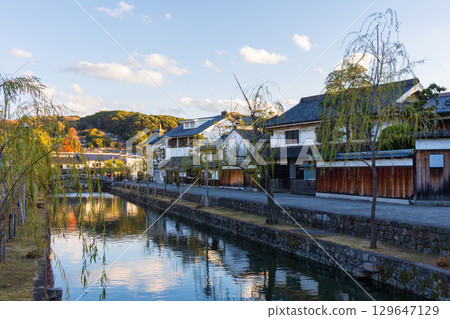 岡山縣倉敷市倉敷美觀地區冬季 129647129