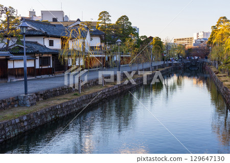 Kurashiki Bikan Historical Quarter, Kurashiki City, Okayama Prefecture in winter Kurashiki Bikan Historical Quarter, Kurashiki City, Okayama Prefecture in winter 129647130