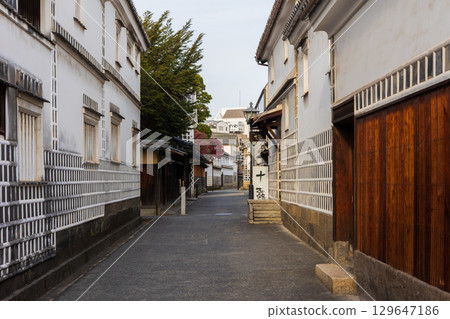 Kurashiki City, Okayama Prefecture in winter - Kurashiki Bikan Historical Quarter in the morning 129647186