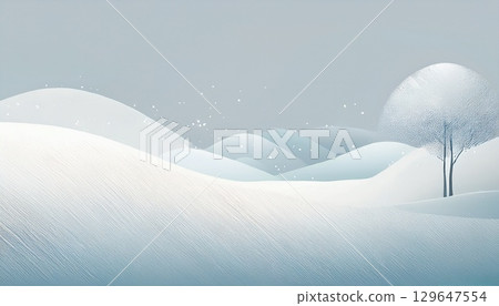 Winter scenery 129647554