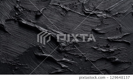 Abstract black paint background 129648137