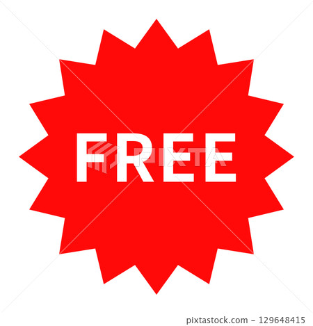 「免費」貼紙與郵票設計 「免費」貼紙與郵票設計 129648415