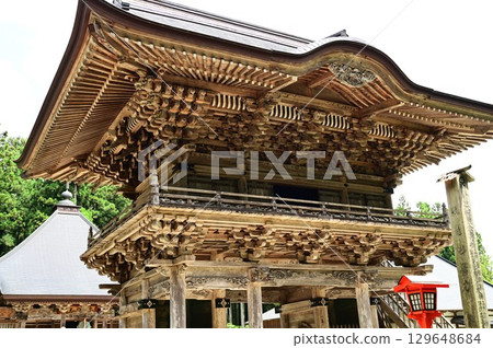 音羽山、清水寺山門的繡球花盛開 129648684