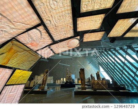 Giza Grand Egyptian Museum Exhibition Room Giza Grand Egyptian Museum Exhibition Room 129648729