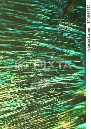 Peacock Feather Pattern Texture Background 129648811