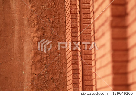 Mud wall Texture at Rural area 129649209