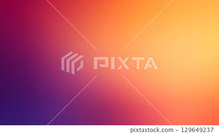 日落漸層背景：暖色系的抽象簡約藝術 129649237