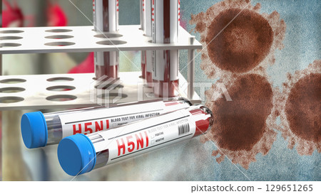 The Blood Tube for avian influenza or bird flu concept 3d Rendering. The Blood Tube for avian influenza or bird flu concept 3d Rendering. 129651265