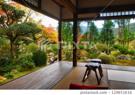 大原實光院美麗的秋葉花園（京都府京都市左京區） 129651616