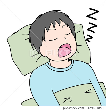 snore - Stock Illustration [129651859] - PIXTA