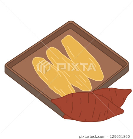 地瓜和地瓜乾 129651860