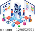Isometric AI and Logical Thinking Education for Kids 129652551