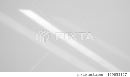 Abstract shadow drop on white wall background overlay mockup effect 129653127