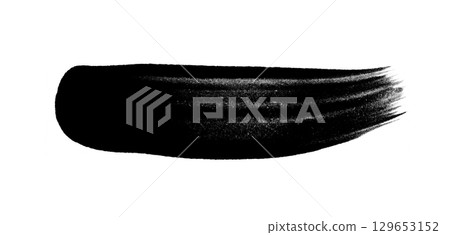 brush stroke isolated on white background 129653152