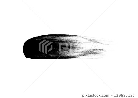 brush stroke isolated on white background 129653155
