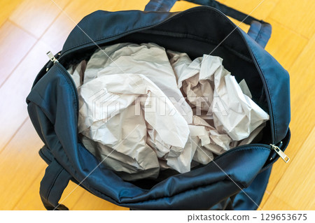 Stuffing in the bag Stuffing in the bag 129653675