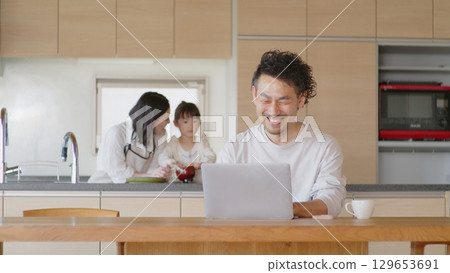 Remote work image family Remote work image family 129653691