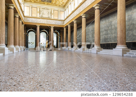 Vienna, Austria - June 19, 2023: Interior of the Vienna Academy of Arts Vienna, Austria - June 19, 2023: Interior of the Vienna Academy of Arts 129654288