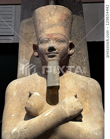 Statue of Senusret III, Grand Egyptian Museum, Giza Statue of Senusret III, Grand Egyptian Museum, Giza 129654442
