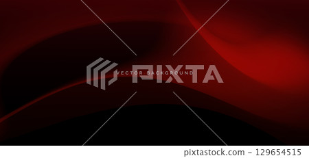 Red gradient dynamic swirls on dark background. 129654515