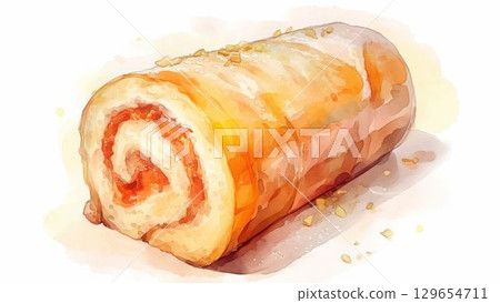 草莓果醬卷蛋糕_2 129654711