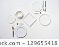 Simple tableware set 129655418