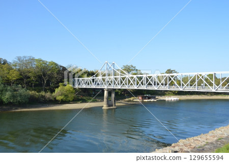 Asahikawa River, Tsukimi Bridge (Kita Ward, Okayama City, Okayama Prefecture) 129655594