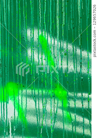 Green Drip Paint Pattern with Neon Highlights for Funky 2000s Aesthetic 129657026