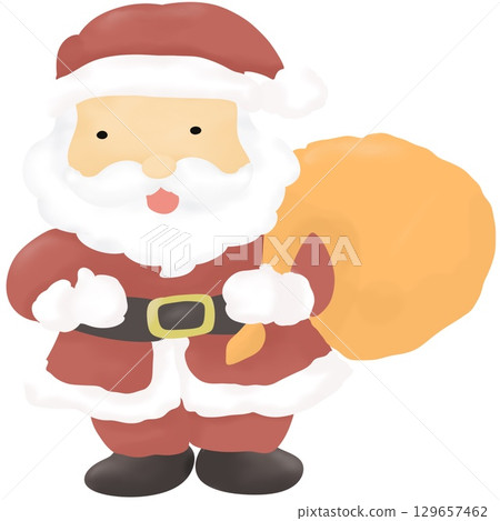 Santa class clipart  129657462