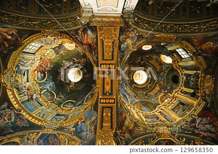 Church of Gesu e di Santi Ambrogio e Andrea in Genoa, Italy 129658350