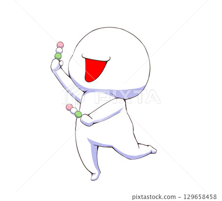 Characters dancing with dumplings Characters dancing with dumplings 129658458