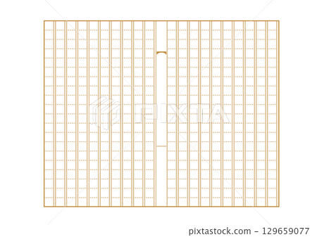 400-character manuscript paper, beige 129659077