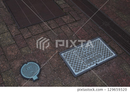 自來水廠故障支援器：止水閥的閥箱、井蓋 129659320