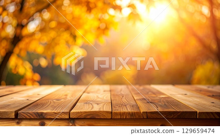 利用木材紋理的溫暖背景材料 129659474