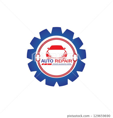 Auto Repairing Logo Vector. Automotive and Transportation Logo template Auto Repairing Logo Vector. Automotive and Transportation Logo template 129659690