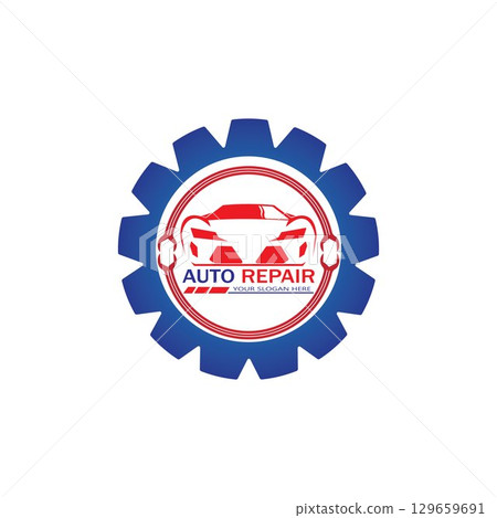 Auto Repairing Logo Vector. Automotive and Transportation Logo template Auto Repairing Logo Vector. Automotive and Transportation Logo template 129659691