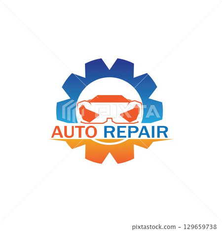 Auto Repairing Logo Vector. Automotive and Transportation Logo template 129659738