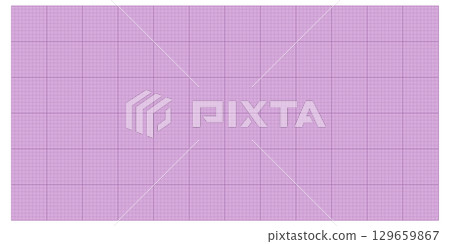 Pink millimeter graph paper with white technical grid 129659867