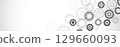 Website header or banner design with cogs and gear wheel mechanisms. 129660093