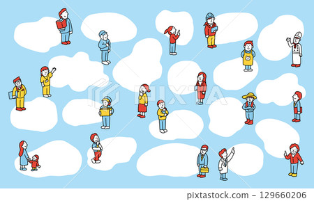 不同世代、不同職業、不同專業和不同背景的人的觀點 129660206